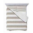 thumbnail image 7 of Quilts Full Size Bedding Set, Beige Stripes Lightweight Quilted Comforter, Simple Beige White Texture Soft Reversible Bedspread Coverlet with Pillow Covers for All Season, 78" x 90", 7 of 7