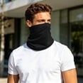 thumbnail image 2 of UPF 50 UV Protection Cooling Neck Gaiter Breathable Scarf Face Clothing Neck Gaiter Mask Sunscreen Breathable Bandana for Cycling Fishing Running Outdoor Sports Men Women Black Free Size, 2 of 7