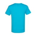 thumbnail image 2 of Hanes Mens Elevated Tee, XS, Flying Turquoise Triblend, 2 of 3