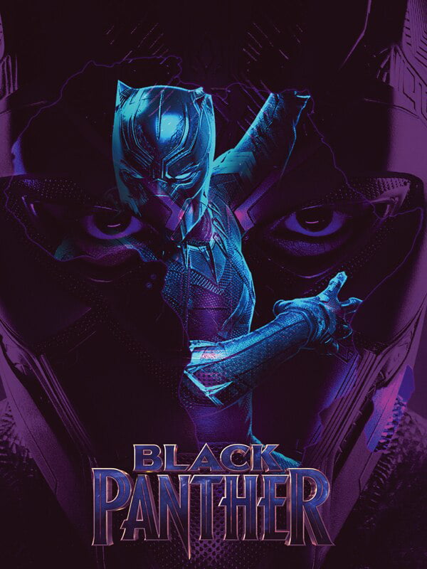 24x36 14x21 Poster Black Panther Movie Marvel Comic 2018 Hot Chinese Art P-2471 