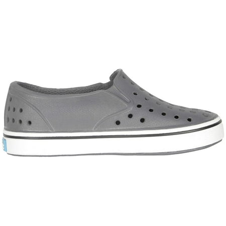 Native Shoes Miles Slip-On Sneaker in Dublin Grey/Shell White at Nordstrom, Size 10 Toddler