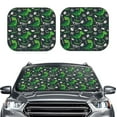 thumbnail image 2 of Haiem Dinosaur and Bone Car Windshield Sun Shade (2 Pieces) Foldable Windshield Sun Shade Car Accessories for Truck SUV Pickup-Small, 2 of 7