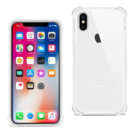 Iphone X/iphone Xs Clear Bumper Case With Air Cushion Protection In Clear
