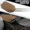 thumbnail image 2 of Unique Bargains Center Console Armrest Cover Console Covers Pad Trim Protector for Nissan Sentra 2013-2019 Brown, 2 of 6