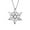 White WH, variant on Latrodar Snowflake Pendant Necklace Clavicle Chain Light Temperament Christmas Red up to 60% Off