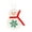 White, variant on Eoozwa Christmas Ornaments for Tree Felt Santa Claus Snowman Gingerbread Hanging Decorations Craft Fabric Sewing Kit for Christmas Party Favors DIY Activities Making Gifts