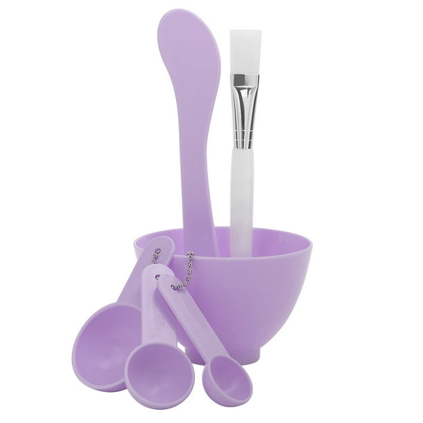 Juego de cuencos para mezclar mascarillas faciales, Kit de herramientas para el cuidado de la piel y la belleza Facial, pincel y cuchara para mezclar, accesorios de maquillaje, 6 unids/set Gao Jinjia LED