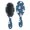 Blue Christmas Snowman, variant on Dark Blue Christmas Dog and Snowman Pattern Hair Brush,Girls Detangling Hair Brush,Glide Through Tangles with Ease for Wet & Dry Hair,8.8"X2.8"