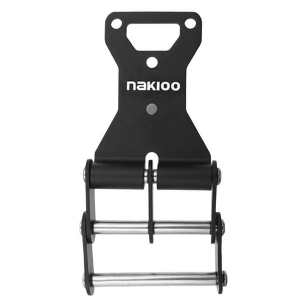 Presilla de liberación rápida de aleación de aluminio para cinturón de herramientas, ideal para carpinteros. Negro
