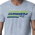 thumbnail image 3 of Men's Starter Heather Gray Seattle Seahawks Logo Push Graphic T-Shirt, 3 of 3