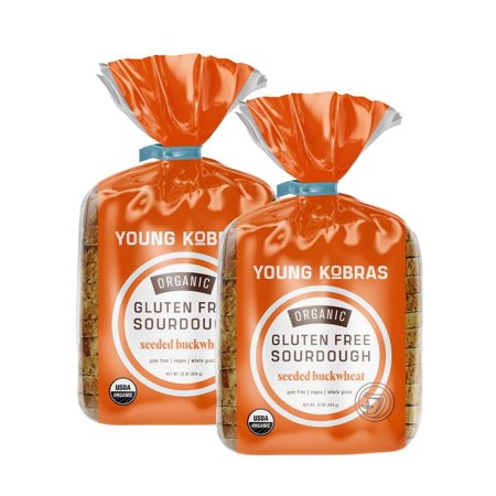 Gluten- Seeded Buckwheat Sourdough Bread (2-pack) - Allergen Friendly, Vegan, Gum-, Simple Ingredients Made to Order