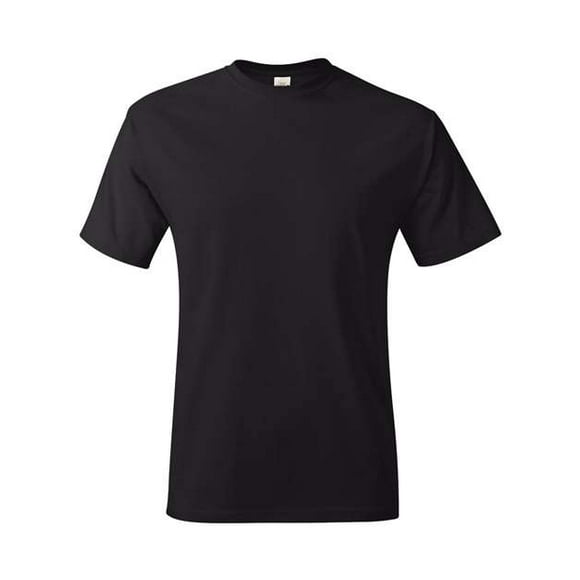 Camiseta sin Etiquetas Hanes 5250T Negra XXXXX-Large