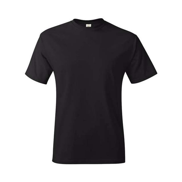 Camiseta Hanes Manga Corta 50/50 Tallas Grandes - 5170x Negro hanes 5250