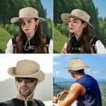 thumbnail image 6 of Sun Hats for Men Women Boonie Hat Foldable Fishing Hat UPF 50+ Bucket Hat for Fishing Hiking Garden Safari Beach, 6 of 6