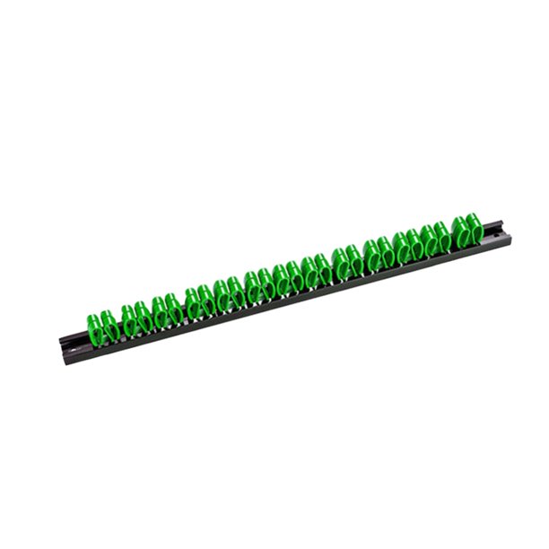 Organizador de herramientas para llaves, destornilladores y estantes de exhibición de herramientas de ferretería, montaje en pared Verde