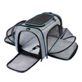 thumbnail image 1 of Pet Carriers Bag Portable Breathable Foldable Bag Cat Dog Carrier Bags Outgoing Outdoor Travel Pets Cats Handbag Safety Zippers ShopWise Round, 1 of 11