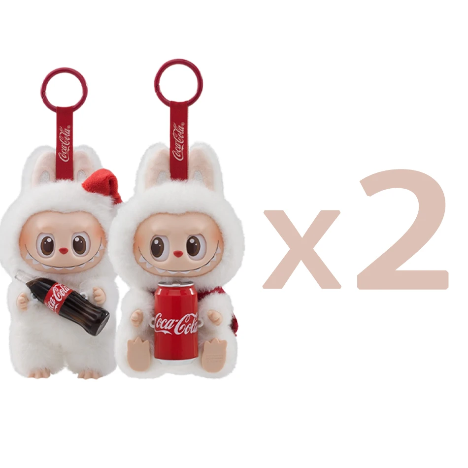 ぬいぐるみ LABUBU THE MONSTERS COCA-COLA x2 NEW 2025【EU】Genuine POP MART Labubu THE MONSTERS COCA-COLA