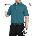 thumbnail image 3 of Thrilos Striped Golf Polo Shirts for Men Short Sleeve Performance Polo Dry Fit Print Casual Golf Shirts, 3 of 7