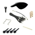thumbnail image 4 of Accesorios Finos De 15 Piezas De Violín 4/4 Que Incluyen Cordal + Tripa De Cola + Botón Final + Reposapiés + Tornillo De Reposapiés + Poste De Sonido + Puente + 4 Clavijas De, 4 of 6