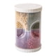 thumbnail image 1 of Contenedores herméticos de almacenamiento de 4 rejillas de 2,5 L, organizador multiusos, cubo para alimentos secos Blanco, 1 of 5