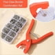 thumbnail image 2 of 1 Set Prong Snap Button Installation Pliers Five-Claw No-Sew Snap Fastener Press Pliers Tools Crocheting Doll Safety Eye Attaching Auxiliary Tools, 2 of 4