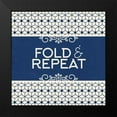 thumbnail image 2 of Allen, Kimberly 20x20 Black Modern Framed Museum Art Print Titled - Fold and Repeat, 2 of 5