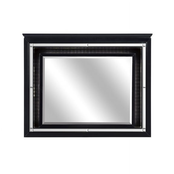 Allura Collection Regal Glamour with Beveled Mirror Accent and LED Backlighting
