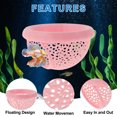 thumbnail image 2 of Cueva Escondite para Betta Única Bargains, Flotante, Multi-Funcional, Columpio para Peces Betta, Rosa, 2 of 6