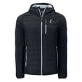 thumbnail image 2 of Men's Cutter & Buck  Black Albuquerque Isotopes Rainier Primaloft Eco Full-Zip Hybrid Jacket, 2 of 3