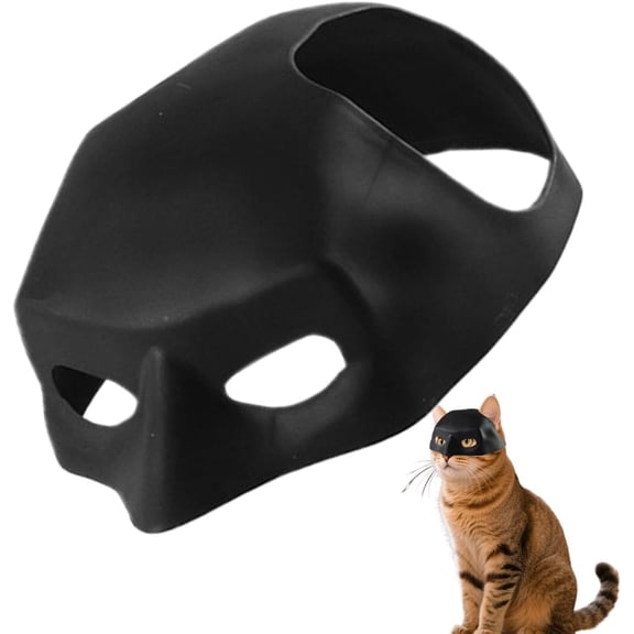 Cat BatMask, Halloween Pet Cosplay Hat Costume, Adjustable Black BatMask, Cosplay Batmans Costume Accessory, Cute Dress Up Accessories, for Kitten Party Holiday Event Apparel Decoration
