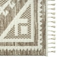 thumbnail image 5 of Luxe Weavers South Western Fringe Geometric Brown 6x9 Area Rug for Living Rooms, 5 of 8