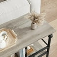 thumbnail image 4 of IdeaHouse Table Console à 3 Niveaux, Armoire de Rangement Rétro, Buffet Bahut avec Espace de Rangement, Convient au Salon, à la Salle à Manger et à l'Entrée de la Maison, 11.8 Pouces P x 40 Pouces L x 29 Pouces h, 4 of 6