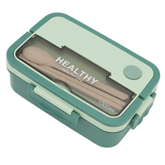 Plastic Lunch Box,Plastic 3 Compartment Lunch Compartment Lunch Box Plastic Bento Box Versatile Functionality