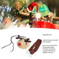 thumbnail image 4 of Dragón Barbudo Sombero de Papá Noel Estilo de Astas de Alce Disfraz de NaviDad Reptil Lagarto Tela, 4 of 7