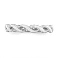 thumbnail image 4 of 925 Sterling Silver Stackable Expressions White Enamel Ring Size: 7; for Adults and Teens; for Women and Men, 4 of 5