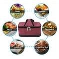 thumbnail image 4 of Lunch Box, Portable Electric Food Warmer USB Constant Heating Insulation Delivery Bag with Handle, for Office Travel Gym, 4 of 7