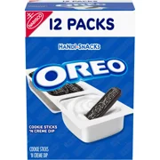 Handi-Snacks OREO Cookie Sticks 'N Crme Dip Snack Packs, 12 Snack Packs