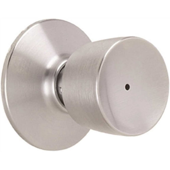 Schlage F40BEL626 Bell Privacy Knob, Satin Chrome