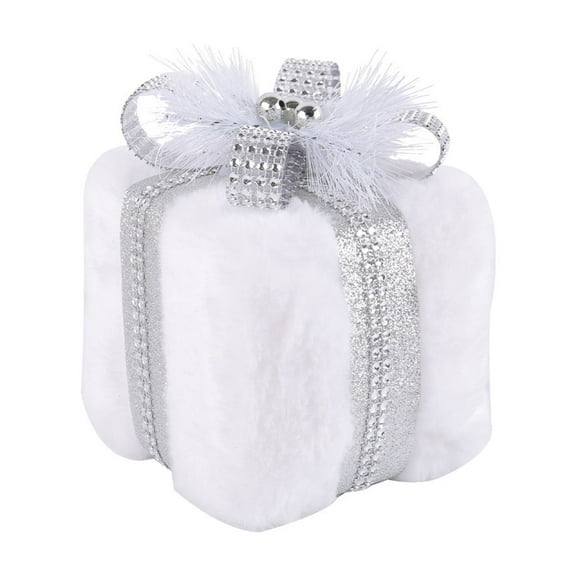 CuiLiyq Cute Christmas Decorations Gift Boxes with Bowtie, 3D Christmas Plush Present Boxes, for Outdoor Indoor Holiday Party Christmas Home Yard Ornament