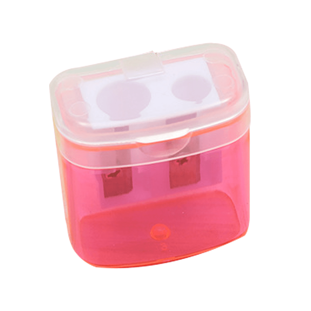 Pencil sharpener manual Double hole pencil sharpener with cover hand