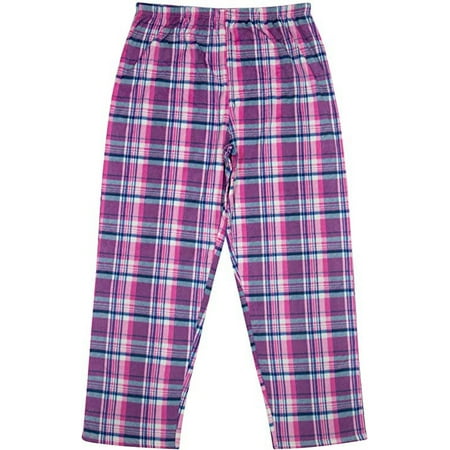 North 15 Women's Super Cozy Minky Fleece Plaid Pajama Bottom-L1527-Des21-3XL