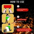thumbnail image 3 of XEENSO 2 Pack 40x40" Emergency Fire Blanket, 100% Flame Retardant Fiberglass for Kitchen, Home & Outdoor Survival, Suppression Fire Retardant Blanket, 3 of 8