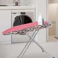 thumbnail image 2 of HELLHERO Ironing Board Cover Washable Soft Fabric Covers Replacement, Pink Zebra Pattern, 2 of 5