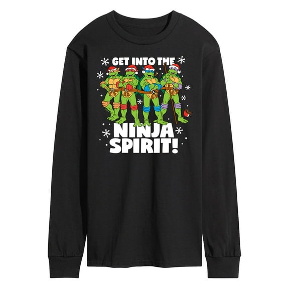 Teenage Muntant Ninja Turtles - Get Into The Ninja Spirit - Men's Long Sleeve T-Shirt