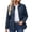 Navy, variant on uublik Puffer Coat Women Coffee Lightweight Winter Warm Quilted Button-Up Puffer Jacket with Collar