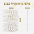 thumbnail image 3 of Cuerda para manualidades Pearl Beads ZPEXRV, 48 pies/14,7 m, blanca, 3 of 8