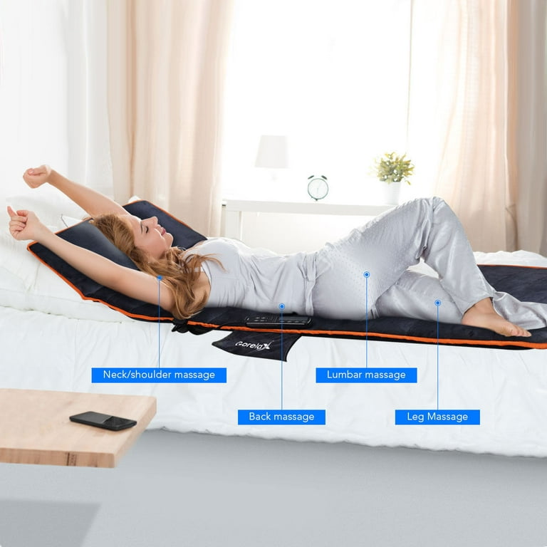 Foldable Full Body Massage Mat with 10 Vibration Motors - Costway