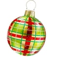 thumbnail image 5 of Christmas Decorative Inflatable Balloon,Giant Christmas Balloon with Inflatable Tube,PVC Inflatable Ball Christmas Festival Accessory Party Prop for Home Indoor Outdoor Xmas Decoration(23.62in), 5 of 6