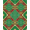 Green Red Gold, Pattern 15, variant on ODIKA 8'x10' Washable Area Rug Non-Shedding, Easy Care, Endzones Soccer Hockey Shaped Artificial Football Markings Field Playful for King Size Bedroom Under Bed, Master Suite