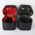 thumbnail image 2 of Bag Storage Ins Round Bags Solid Large Capacity Package Toothpaste Toothbrush Face Wash Cleansing Cream for Travel Black Red, 2 of 9